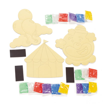 Carnival-Themed Sand Art Pictures (12 Pack)