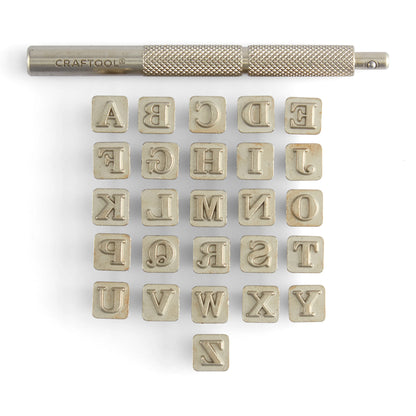 Metal Stamps Alphabet Set