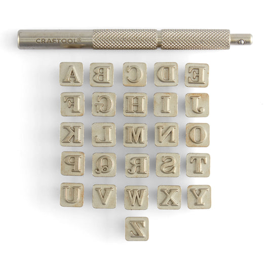 Metal Stamps Alphabet Set