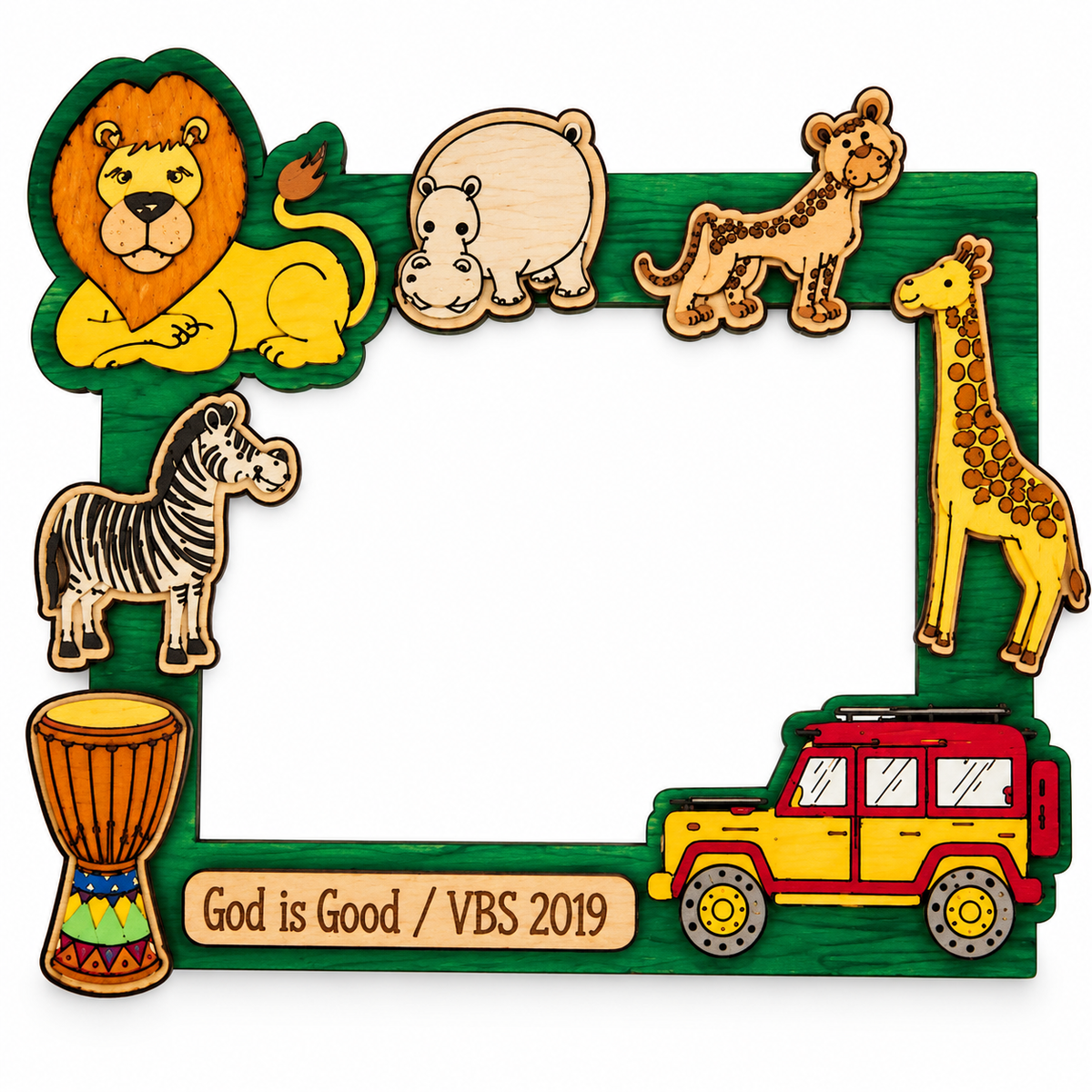 Safari Animal Picture Frames (10 Pack)