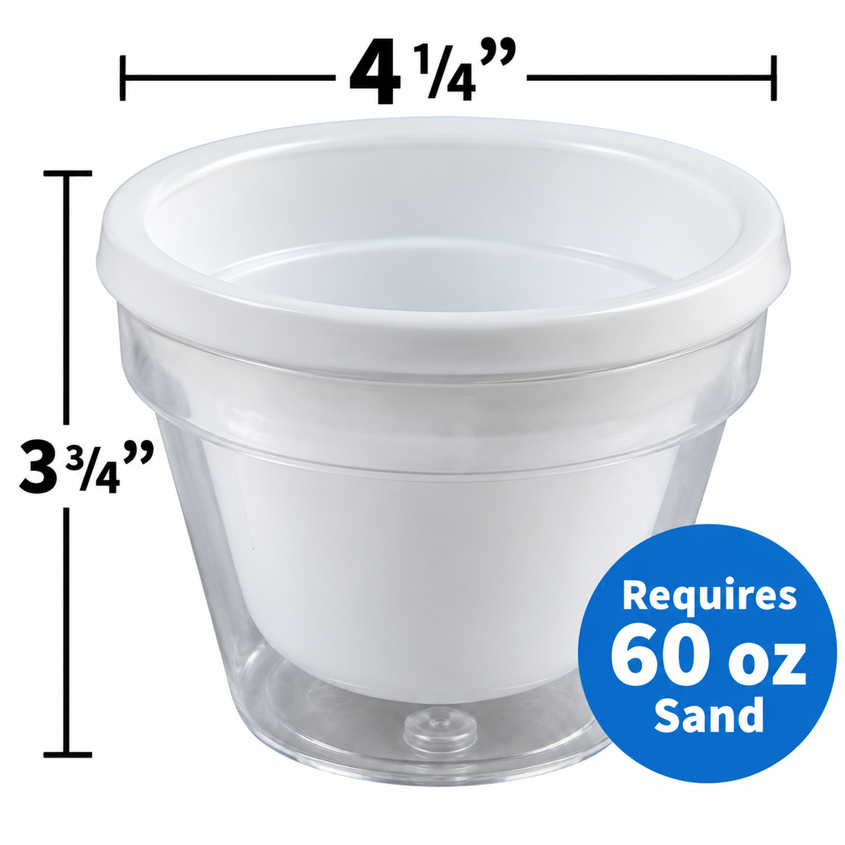 Sand Art Flower Pots (12 Pack)