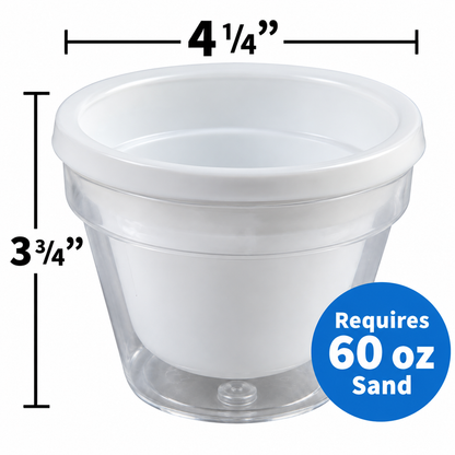 Sand Art Flower Pots (12 Pack)