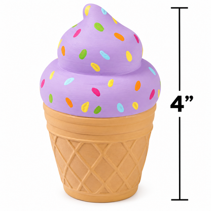 DIY Ceramic Ice Cream Cone Banks (12 Pack)