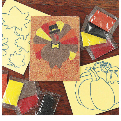 Fall Sand Art Pictures (12 Pack)