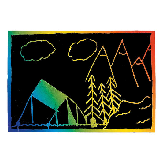 Scratch Art Postcards (50 Pack)