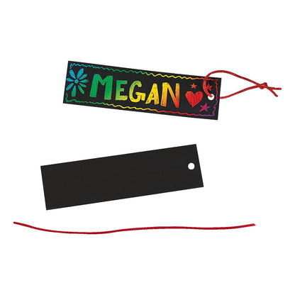 Scratch Art Bookmarks (24 Pack)
