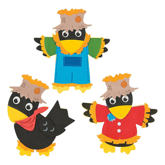 Scarecrow Magnet Craft Kit (12 Pack)