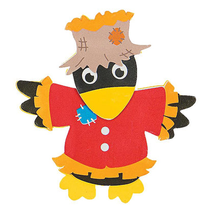 Scarecrow Magnet Craft Kit (12 Pack)