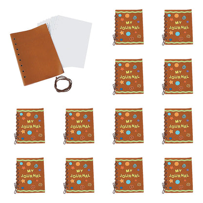 DIY Leather Journals Craft Kit  (12 Pack)