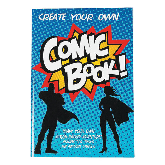 Create Your Own Comic Book Activity Pads (12 Pack)