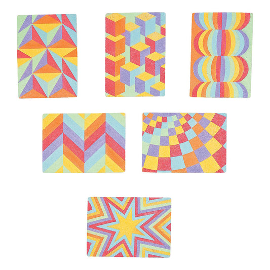 Optical Illusion Sand Art Pictures (24 Pack)