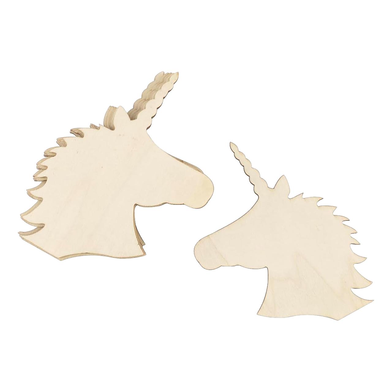 DIY Wooden Unicorn Heads (30 Pack)