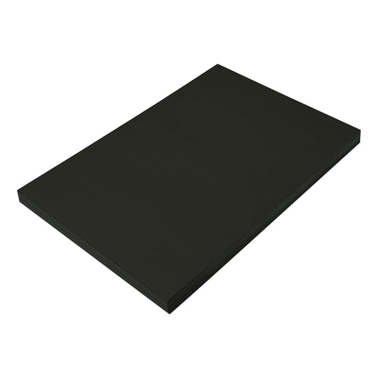 Heavyweight Construction Paper 12" X 18" - Black (50 Pack)