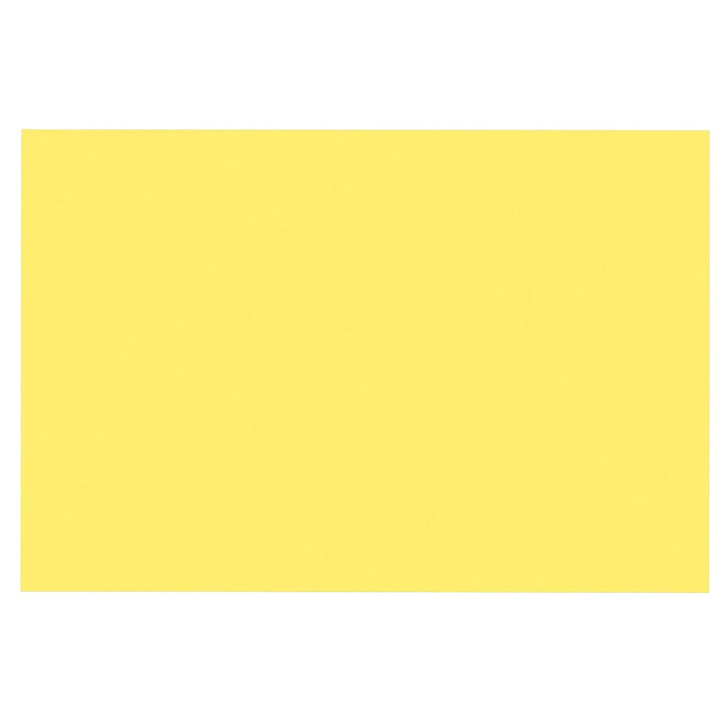 Heavyweight Construction Paper 12" X 18" - Yellow (50 Pack)