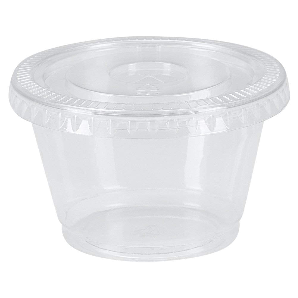 Soufflé Cups With Lids - 4 oz (125 Pack) - EconoCrafts