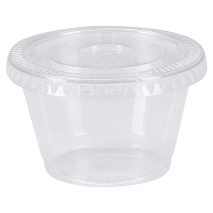 Soufflé Cups With Lids - 4 oz (125 Pack) - EconoCrafts