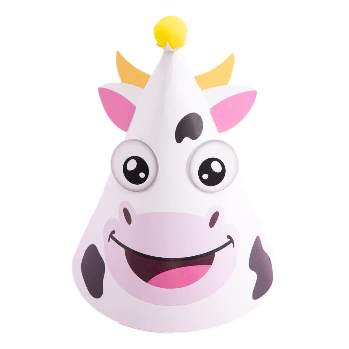 DIY Animal Birthday Hats Craft Kit (12 Pack)