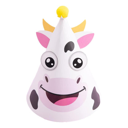 DIY Animal Birthday Hats Craft Kit (12 Pack)