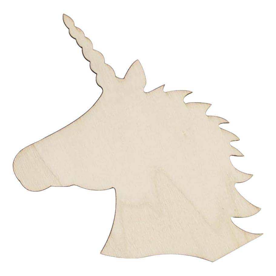 DIY Wooden Unicorn Heads (30 Pack)