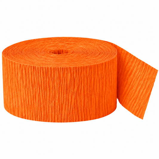 Crepe Paper Streamers - Orange