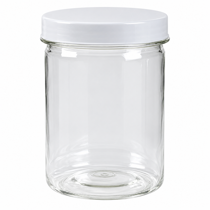 Plastic Jars With Twist Lids (12 Pack)