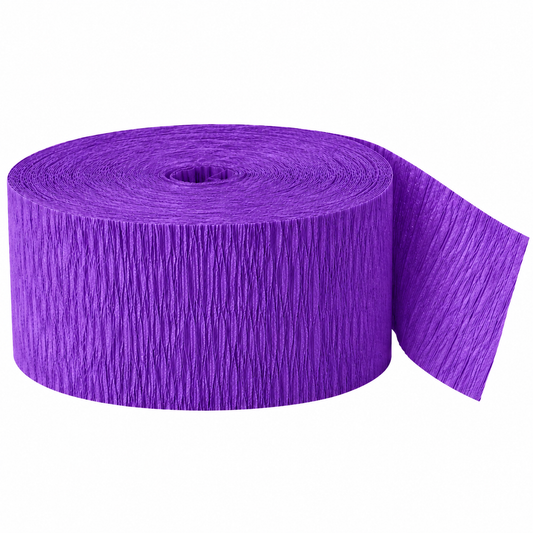 Crepe Paper Streamers - Purple