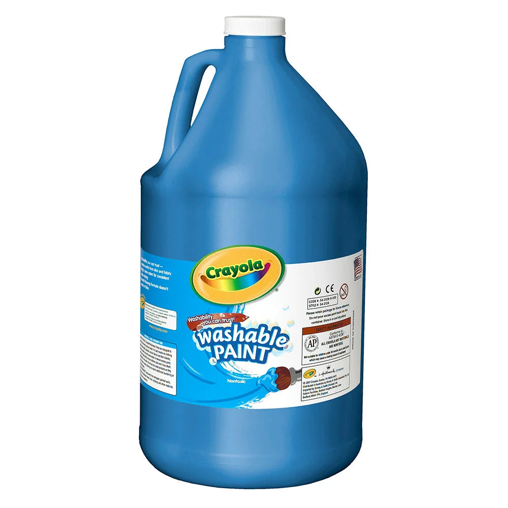 Crayola Washable Paint - Blue (Gallon)