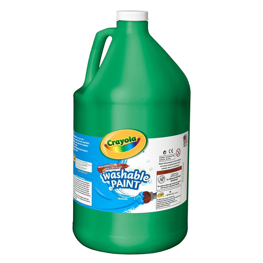 Crayola Washable Paint - Green (Gallon)