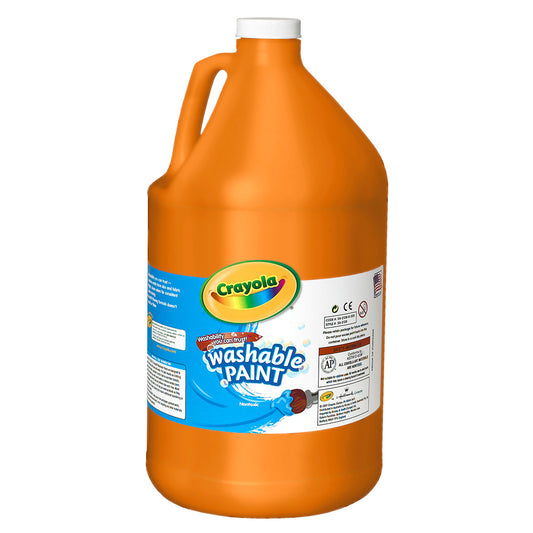 Crayola Washable Paint - Orange (Gallon)