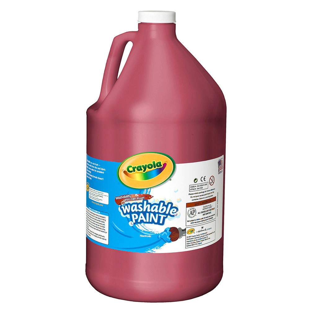 Crayola Washable Paint - Red (Gallon)