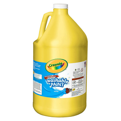 Crayola Washable Paint - Yellow (Gallon)