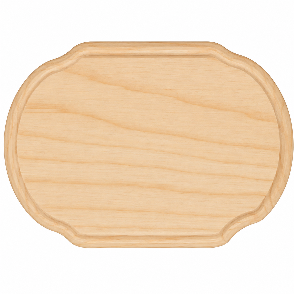 Wooden Plaques - French Corner Rectangle, 3" x 5" (12 Pack)
