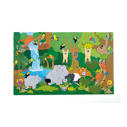 Giant Jungle Sticker Scenes (12 Pack)