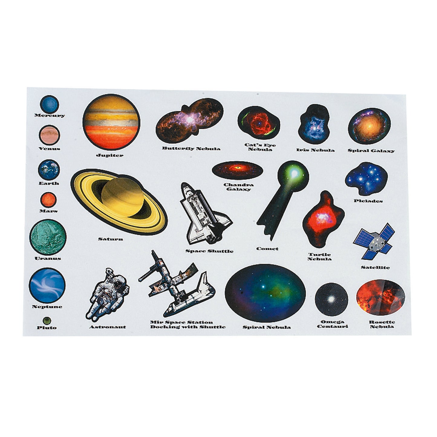 Giant Planet Sticker Scenes (12 Pack)