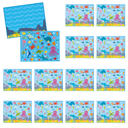 Under the Sea Sticker Scenes (12 Pack)