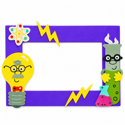 DIY Foam Science Picture Frame Magnet Craft (12 Pack)
