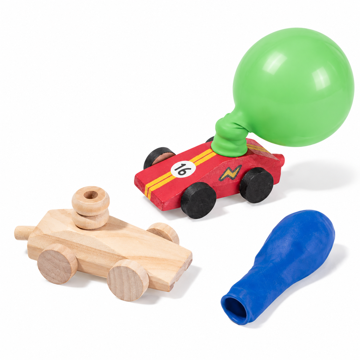 Balloon-Powered Race Cars (12 Pack)