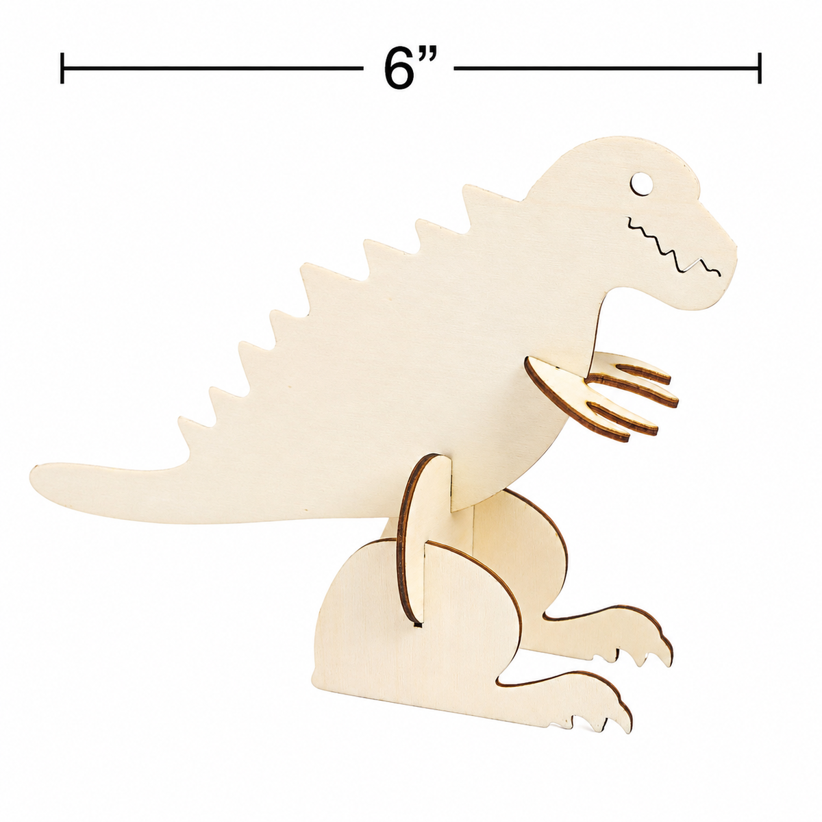 DIY Wooden Dinosaur Stand-Ups (12 Pack)