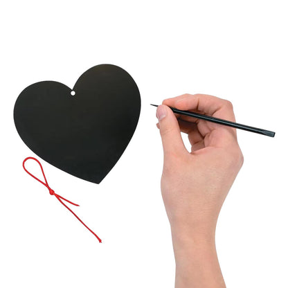 Scratch Art Heart Ornaments (12 Pack)