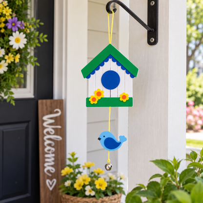 Craft Stick Birdhouse Sign Craft Kit (12 Pack)