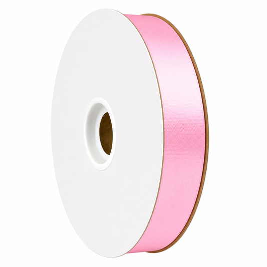 Acetate Satin Ribbon - Pink (7/8" x 100 yds)