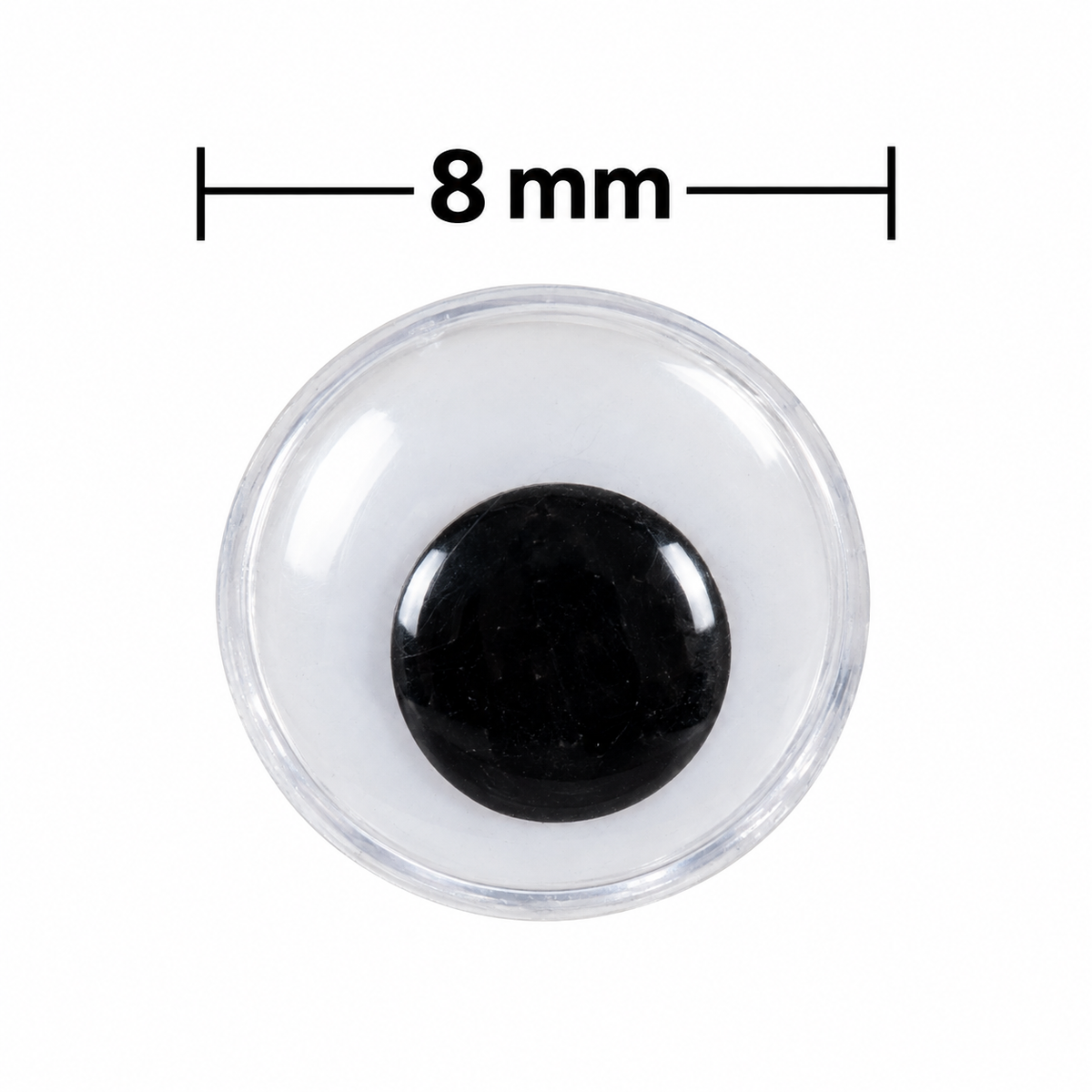 Googly Eyes - 8 mm (500 Pack)