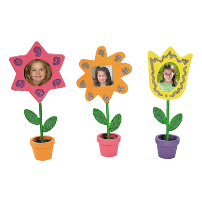 DIY Wooden Flower Picture Holders (12 Pack)