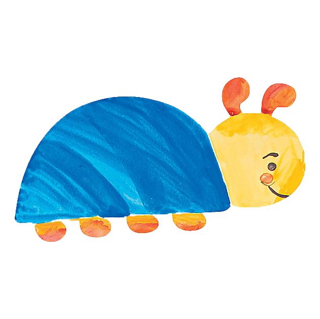 DIY Spring Bug Watercolor Shapes (50 Pack)