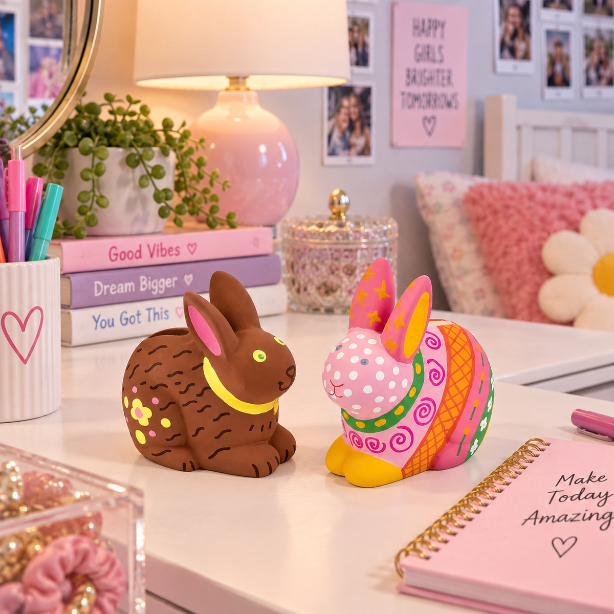 DIY Ceramic Bunny Banks (12 Pack)