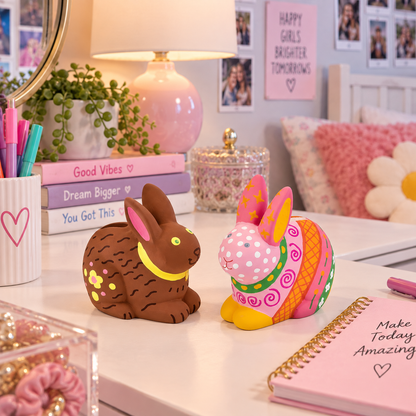 DIY Ceramic Bunny Banks (12 Pack)