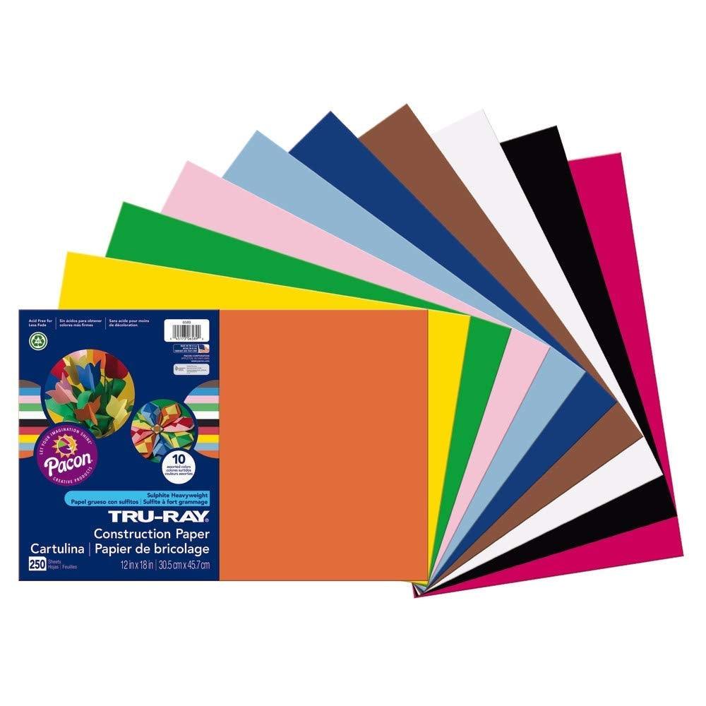 Tru-Ray Construction Paper - 12" x 18" (50 Sheets)