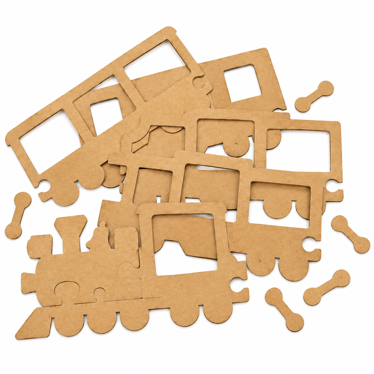 DIY Train Picture Frames (24 Pack)