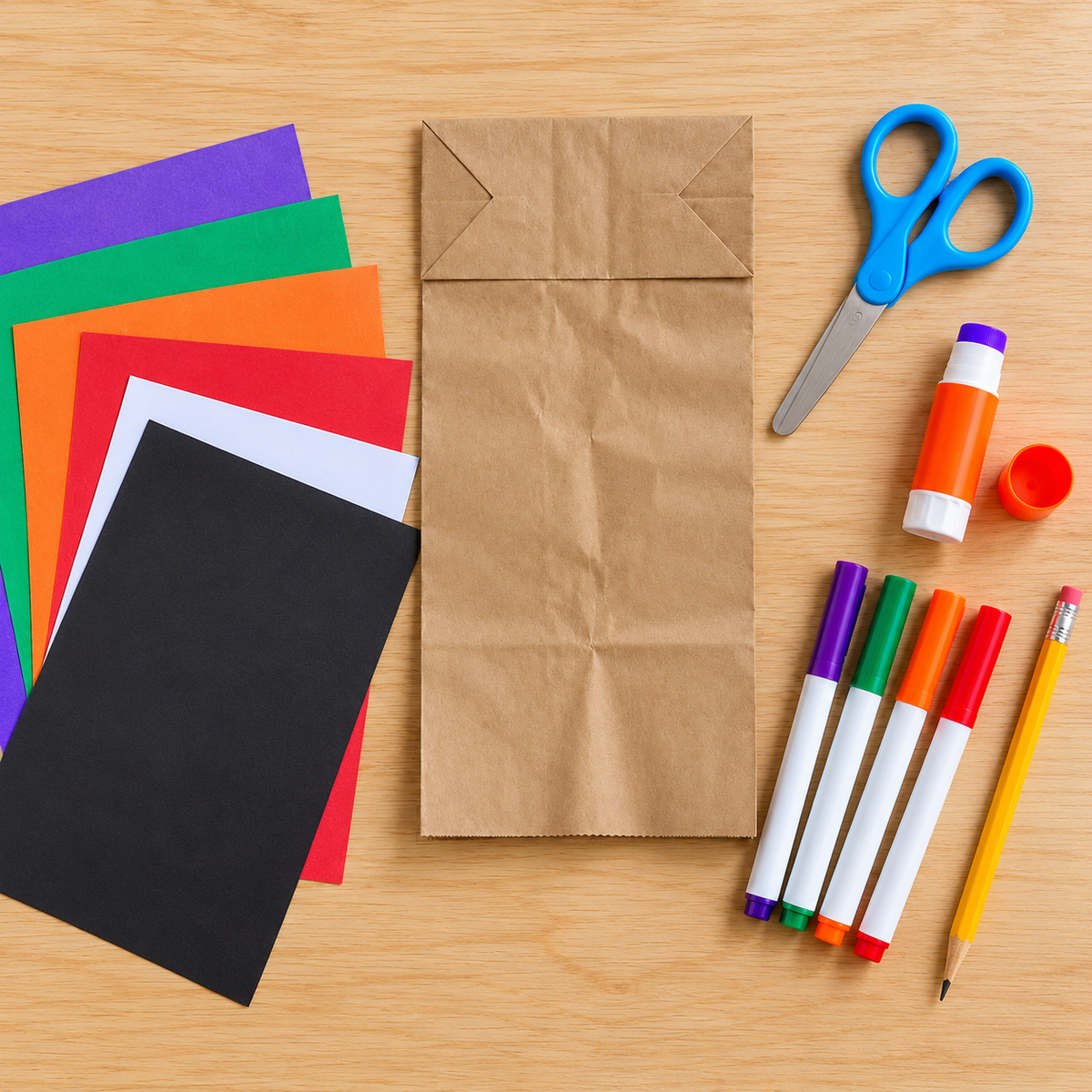Brown Paper Bags #5 (100 Pack)