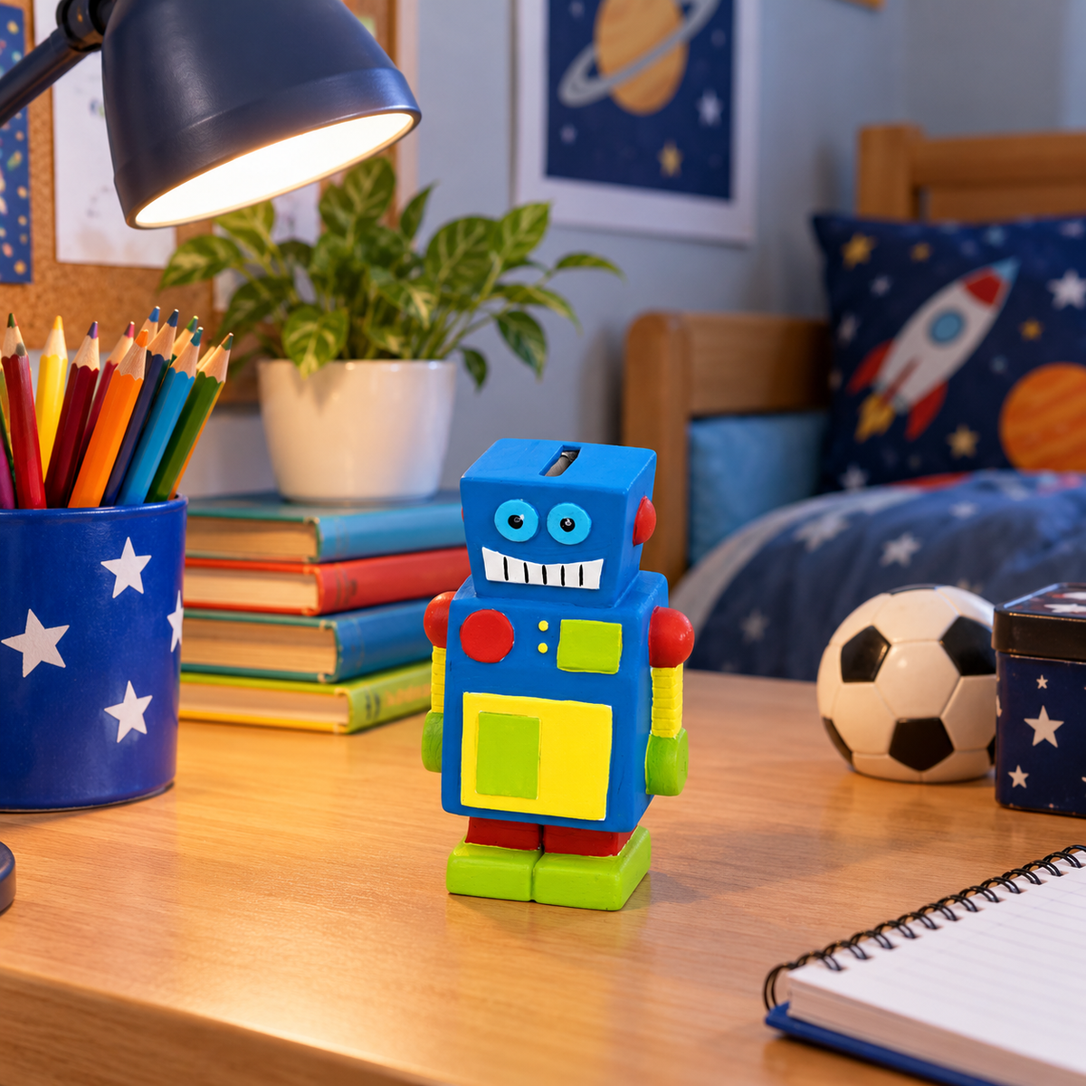 DIY Ceramic Robot Banks (12 Pack)